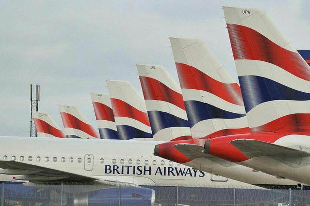 „Neitun um flug með British Airways frá London Heathrow til Alicante 10. október 2020“